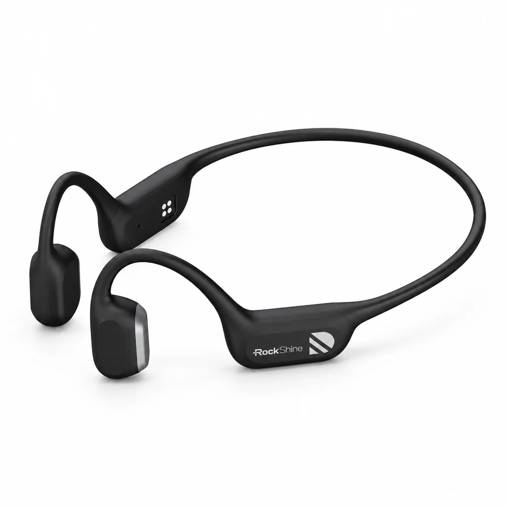 ROCKSHINE R1 open-ear headphones in black
