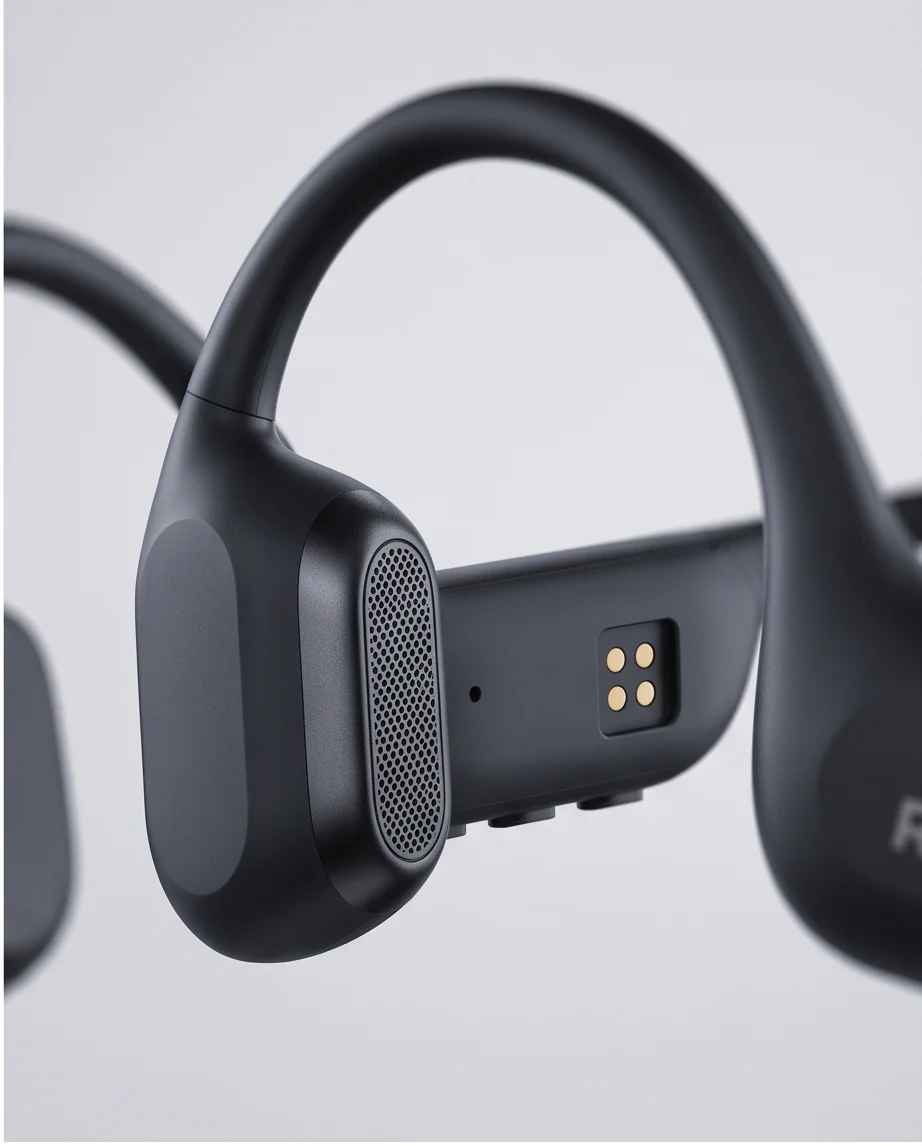 R1 hybrid bone and air conduction sound design